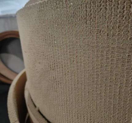 6100 BGO revêtement de frein non tissé à l'amiante avec fil de laiton et fibre d'aramide pour l'industrie lourde